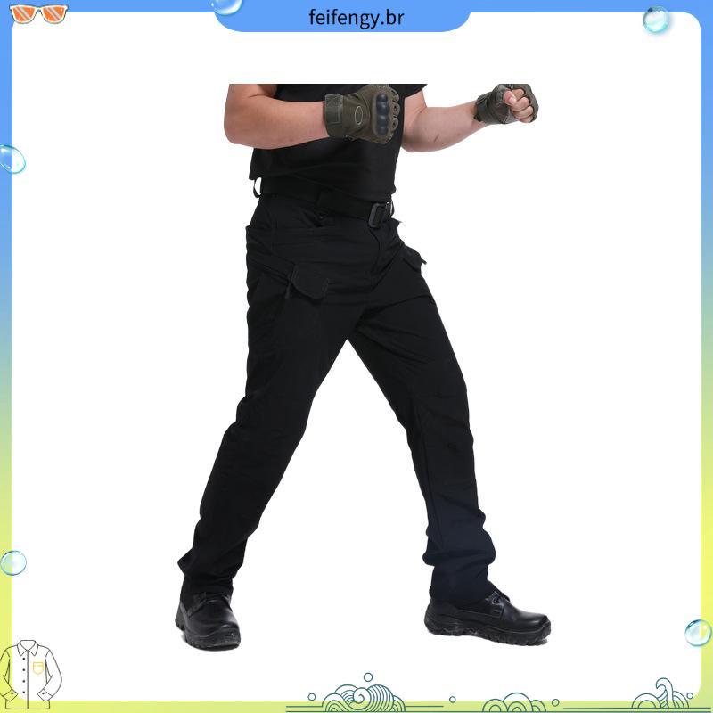 Calça Cargo Masculina Tática Militares Rip Stop À Prova Dágua Impermeável Resistente Fora De Esportes Long Hiking Pesca