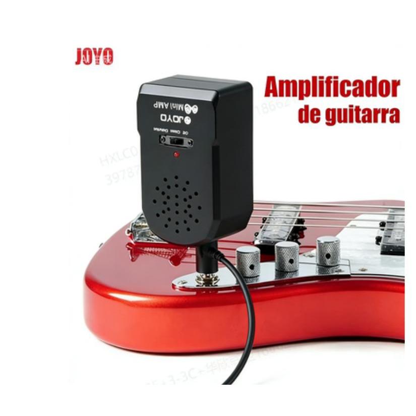 JOYO JA-01 Mini amplificador de guitarra com efeito de distorção tamanho de bolso a qualquer hora em qualquer lugar trei