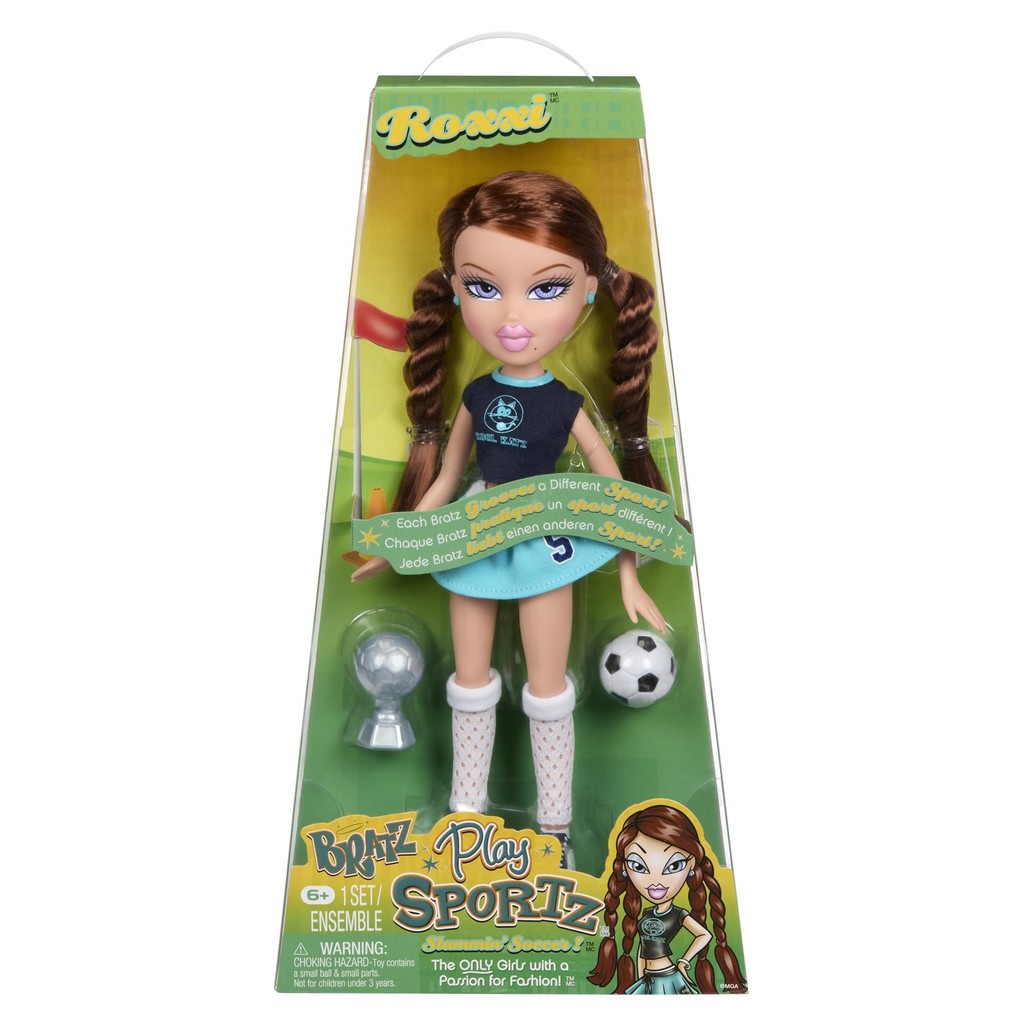 Boneca Fashion Bratz Play Sportz Roxxi Com Acessórios , Futebol