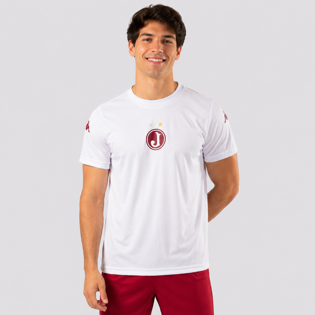 Camisa Kappa Juventus da Mooca Viagem 2026 Branca