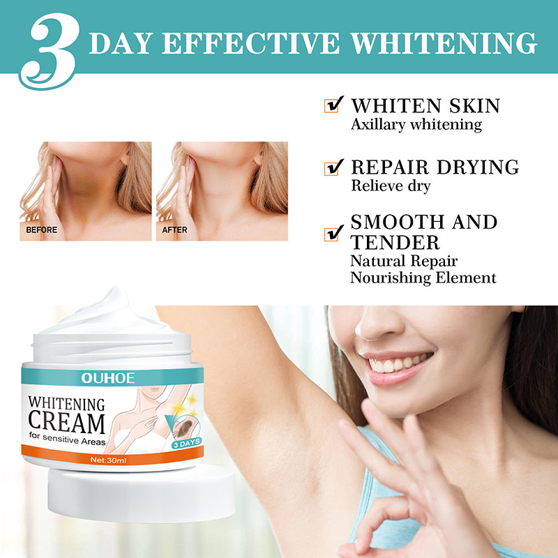 Creme Clareador Corporal Feminino Axilas Pernas Joelho Cotovelo Privado