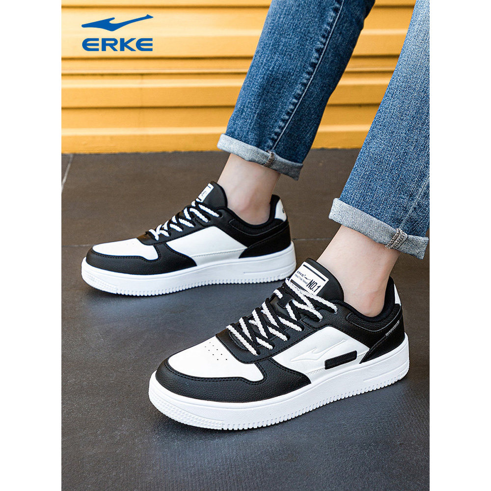 Hongxingerke sapatos masculinos casuais sapatos de skate masculino 2026 sapatos brancos preto branco Panda sapatos de ca