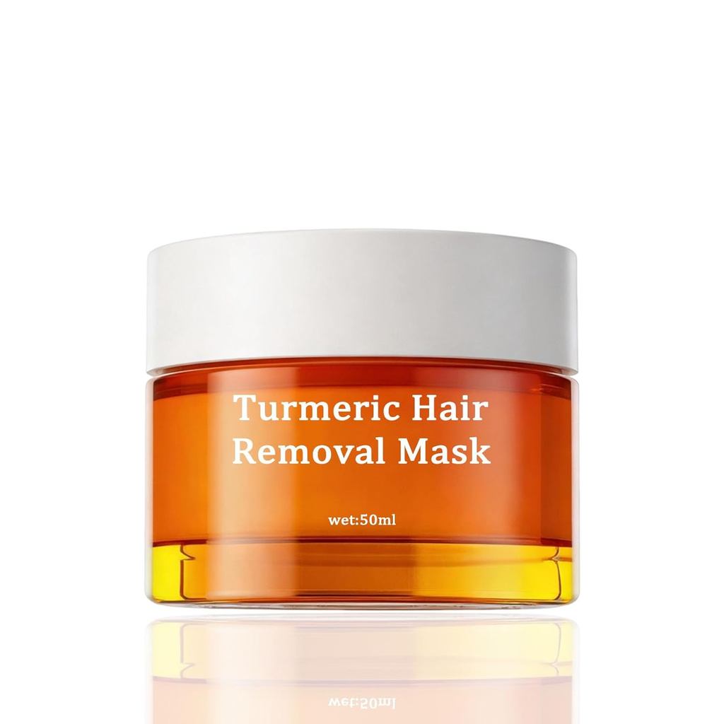 Máscara de Remoção de Pelos KyemTurmeric, Máscara de Remoção de Pelos Kyem Suave e Nutritiva, Removedor de Pelos Suave p