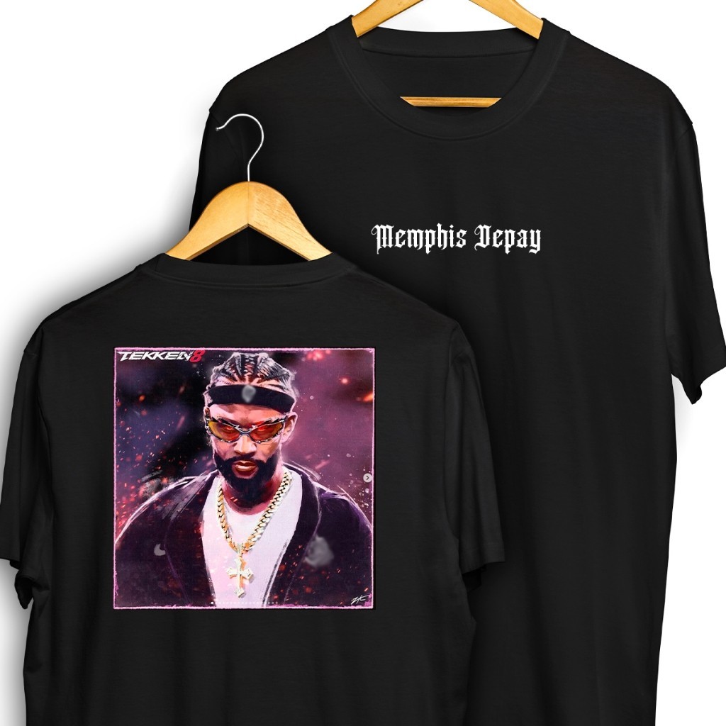 Camiseta Memphis Depay Juliet Frente e Costas Camisa Adulto Infantil Futebol 100% Algodão