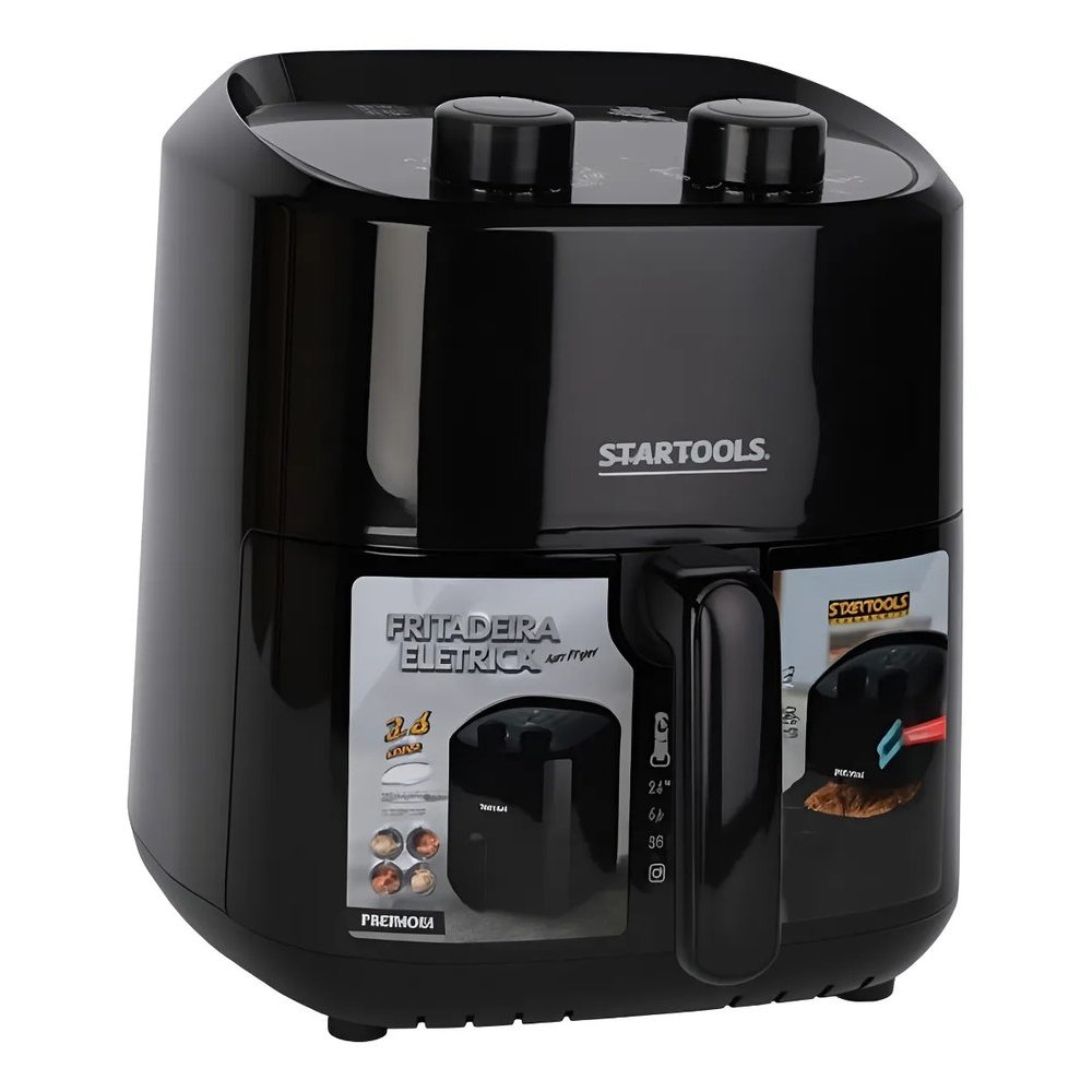 Fritadeira Elétrica Air Fryer 3,4 Litros 1200W 220V Sem Óleo