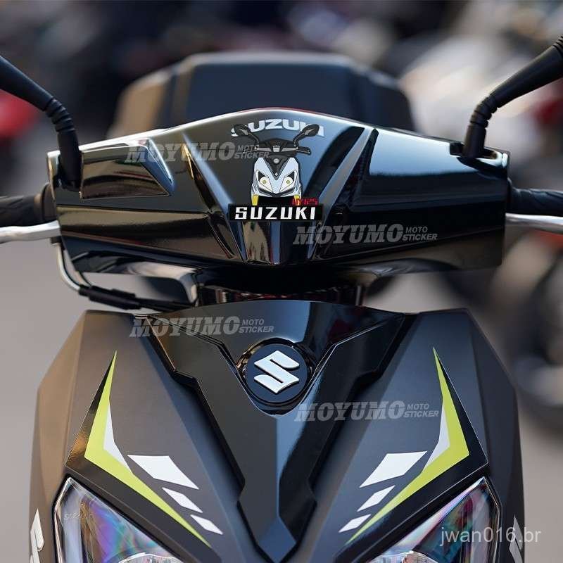 Adequado para adesivo frontal Suzuki UY125, película protetora decorativa criativa, acessórios de modificação de motocic