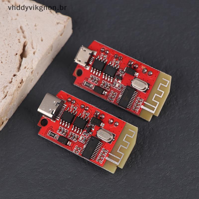 vhddyvikgnon 1PC CT14 Tipo-C Micro Estéreo 4.2 Módulo De Placa Amplificadora De Potência 3.7v 5V 5W + 5W Mini Com Porta