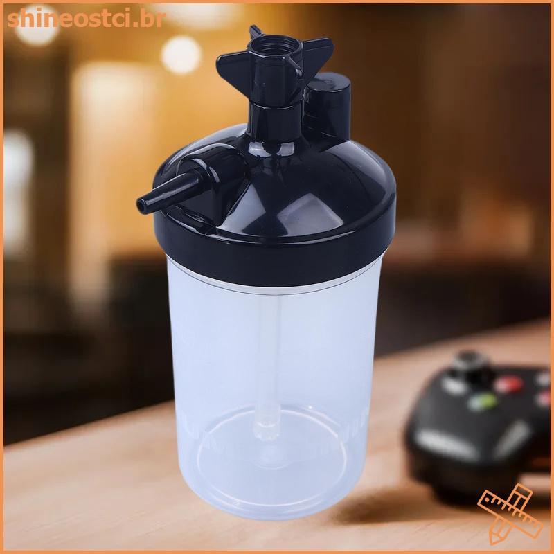 SHINE Concentrador De Oxigênio Umidificador Bubbler Garrafa Umidade Para Com Cotovelo Conector De Tubulação ,