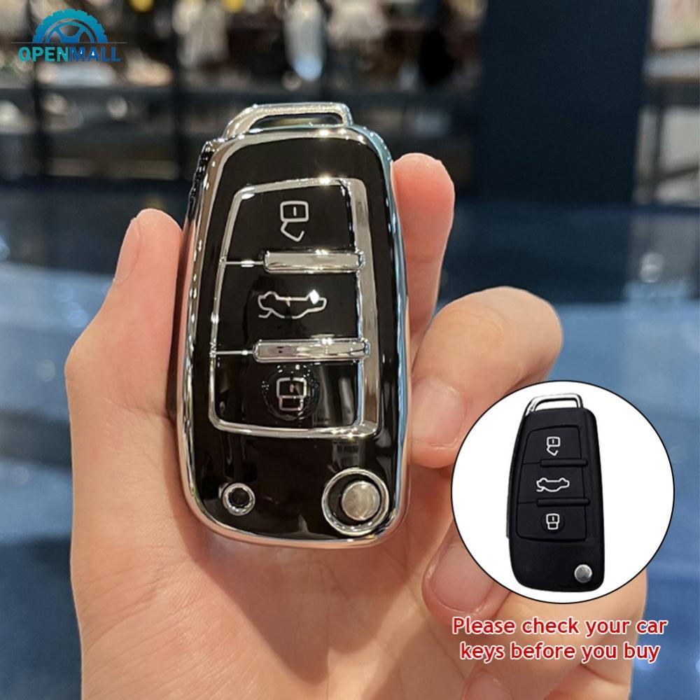 OPENMALL Capa Dobrável Para Chave De Carro , Fob Audi A1 A3 8P A4 A5 A6 C7 A7 S3 S7 S8 R8 Q2 Q3 Q5 Q7 Q8 SQ5 C5 C6 TT RS