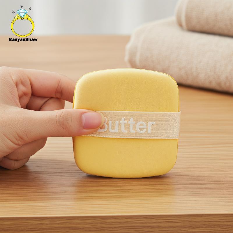 [BANY] Manteiga Biscoito Almofada De Ar Puff Super Macio Seja Maior Ao Encontro Água Base Líquida Ferramenta De Maquiage