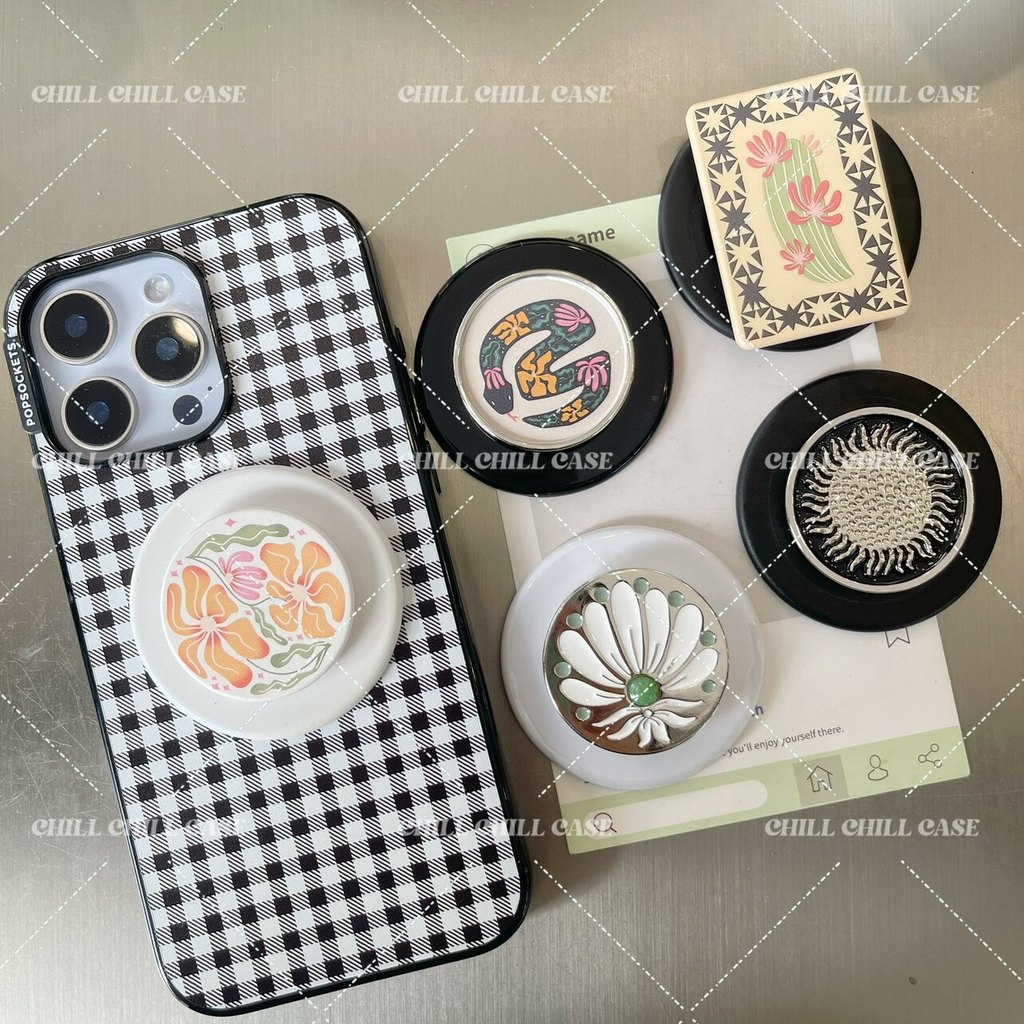Chill * Twilight White Jade Snake Cactus Suporte magnético para telefone adequado para tampa de Airbag substituível PPS