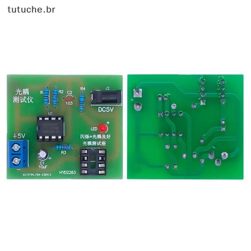 TU Optoacoplador Testador Kit Placa Prática Soldagem DIY Produto Eletrônico Peças De Reposição BR