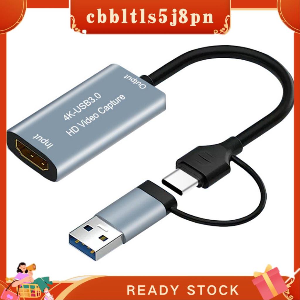 Placa De Captura De Vídeo De Alto-Falante cbbltls5j8pn USB3.0 4K-Compatível Com USB Tipo C Para Transmissão Ao Vivo De J
