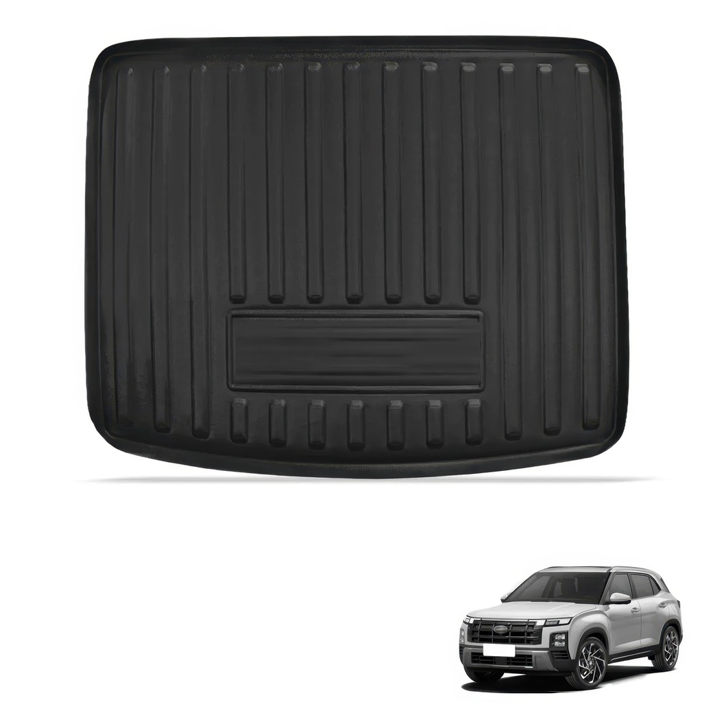Tapete Porta Malas Bandeja Creta 2025 a 2026 Carbag 05.17 Preto