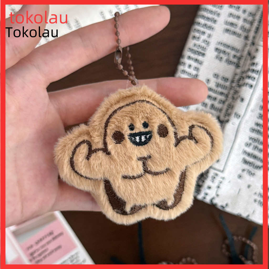 Keychain Soft Fluffy Cockroach Pendant – Stress Relief Decompression Toy Multi-functional Key Holder for Bags Car Deco
