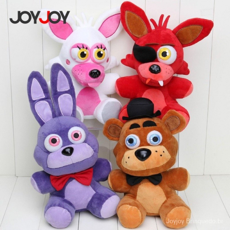 Brinquedo De Pelúcia  FNAF Plush Toys Doll Game Five Nights At Freddy'S Chica Bonnie Foxy - Bonecos - Bonecos - Bonecos