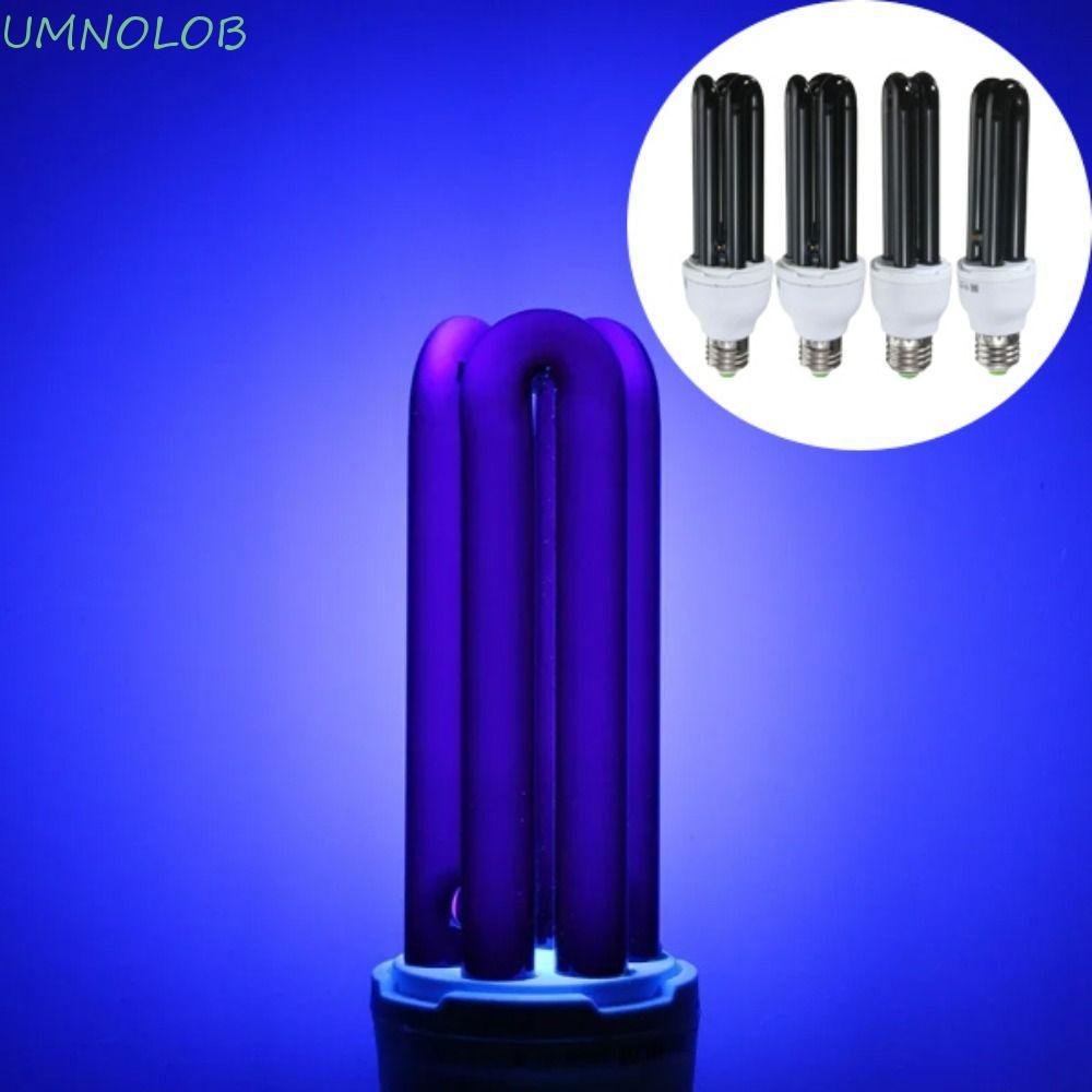 Luz Fluorescente Ultravioleta UMNOLOB , Lâmpada UV Base Preta 220V E27 , Para Matar Pragas AC220V