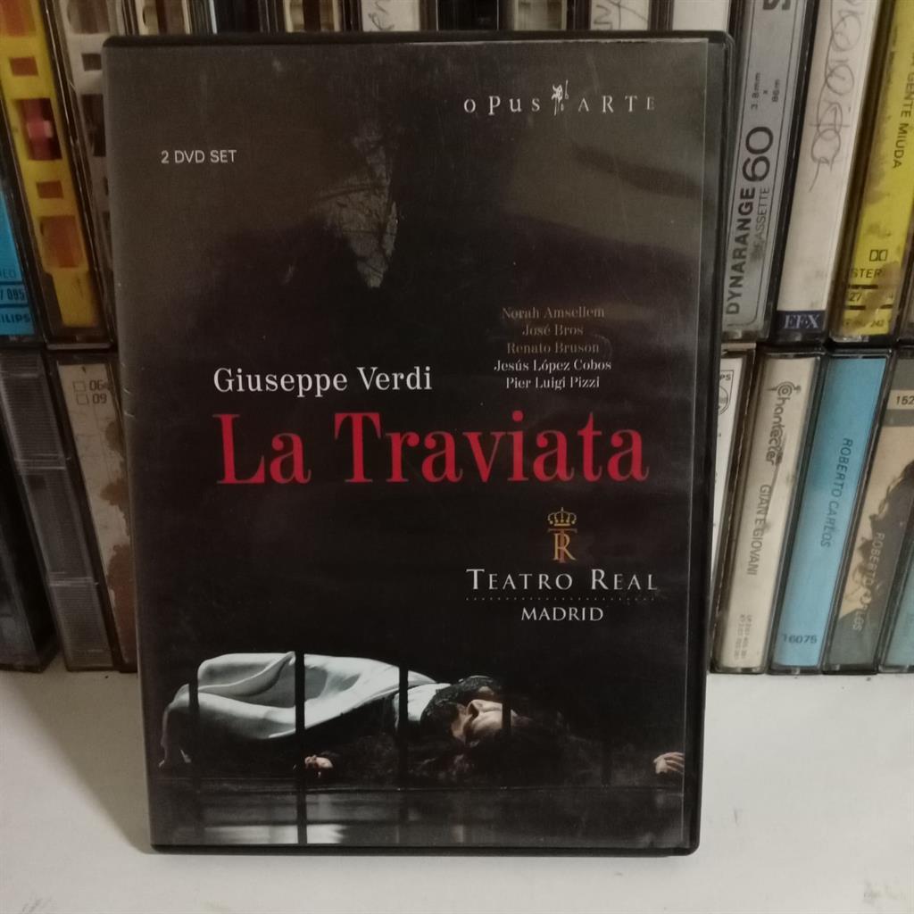 DVD DVD Giuseppe Verdi La traviata 2 discos Teatro real madri Opera Opus Arte direção