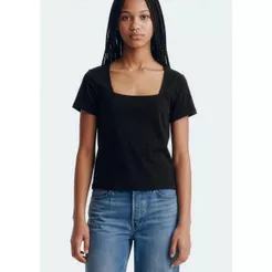 Blusa Teen Manga Curta Decote Quadrado Hering Teen
