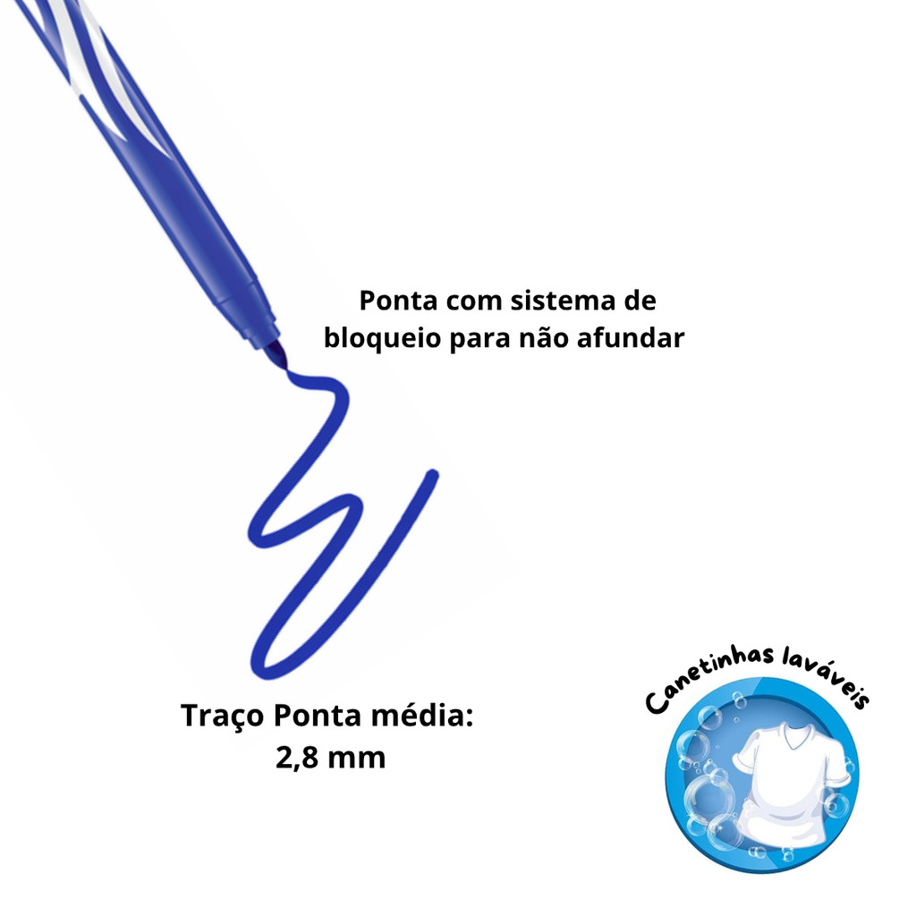 Kit 15 Lapìs de Cor Infinito+12 Canetinhas Hidrográficas Color'Peps - MAPED · foto 2