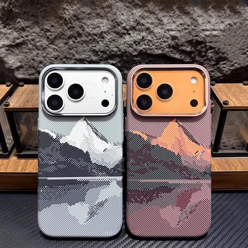 Alpine Creek Kevlar Capa de telefone magnética com tudo incluído e resistente a choques para iPhone série 17