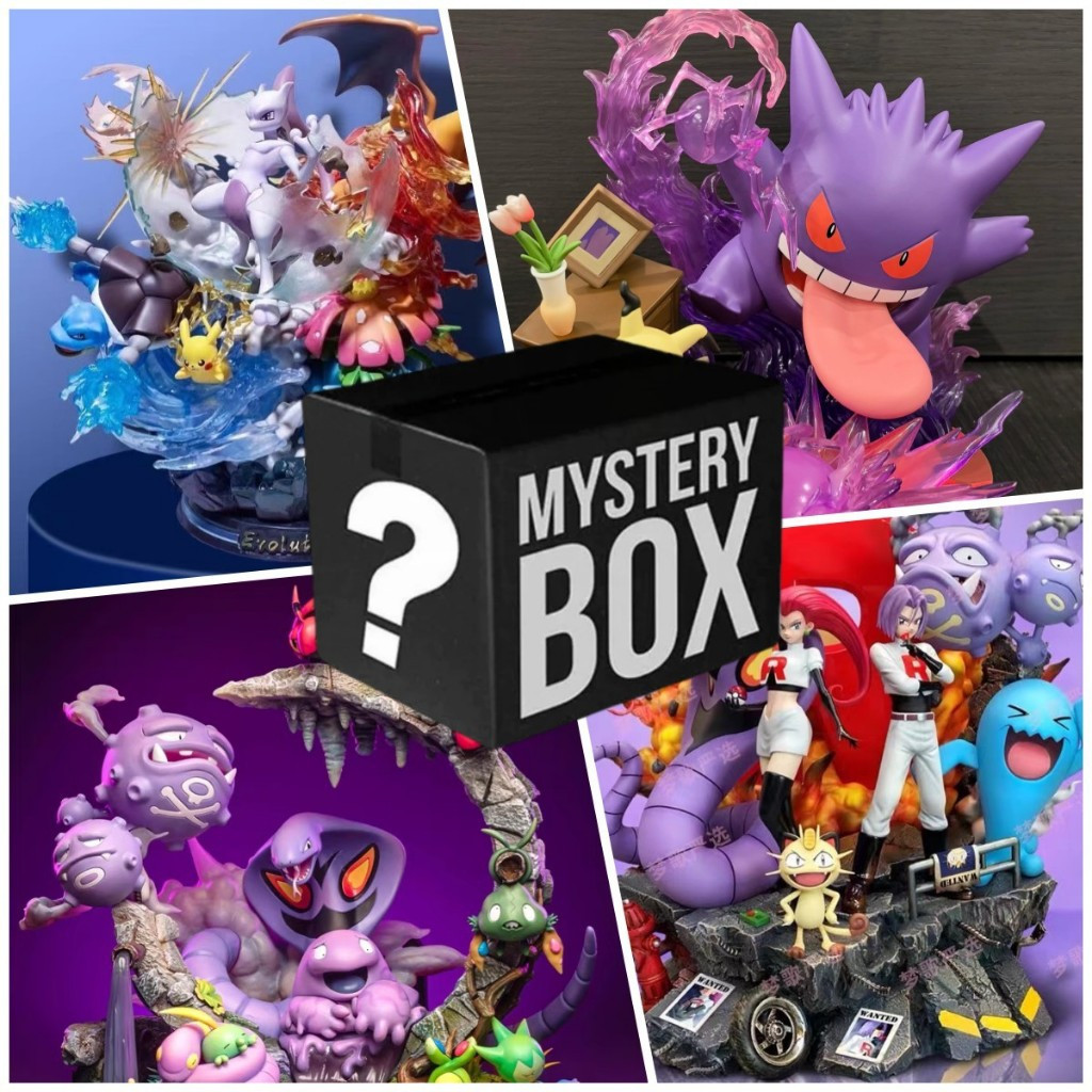 Caixa Misteriosa Cega Pokemon Bolso Monstro Greninja Mewtwo Charizard Squirtle Figura Boneca Brinquedo Anime De Ação Dec
