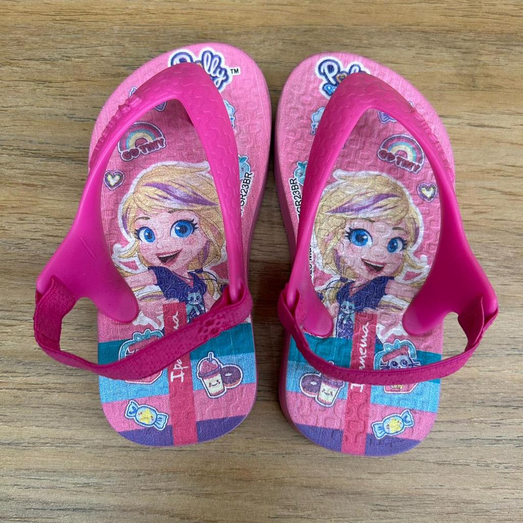 Chinelo Feminino Ipanema Baby Polly Prende No Elástico Menina Bebê Macio Leve Confortável 26349