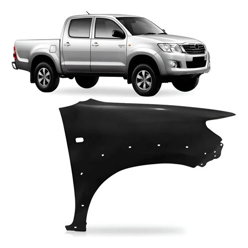 Paralama Hilux Srv 12 13 14 15 16 C/pisca C/f Aplique - Dir