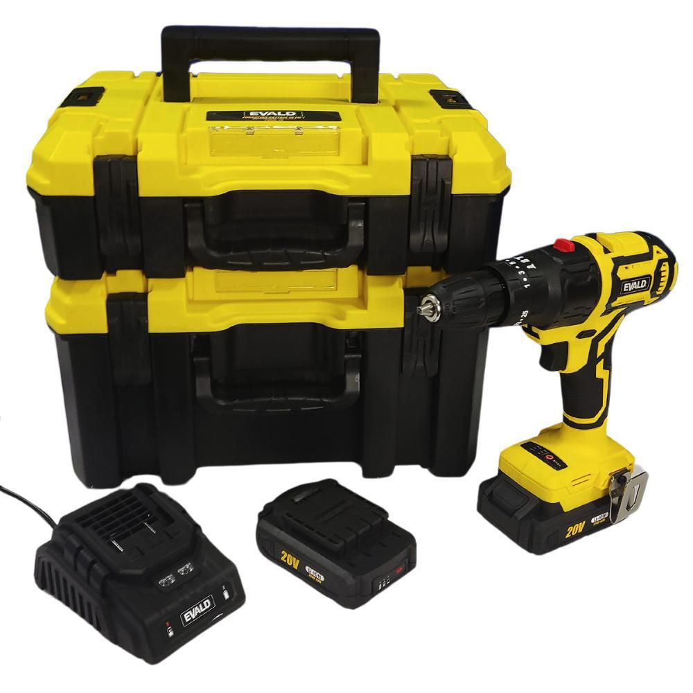 Kit Furadeira Bateria 20V Multifuncional 10 em 1 Brushless EVFM-10 EVALD2 · foto 2