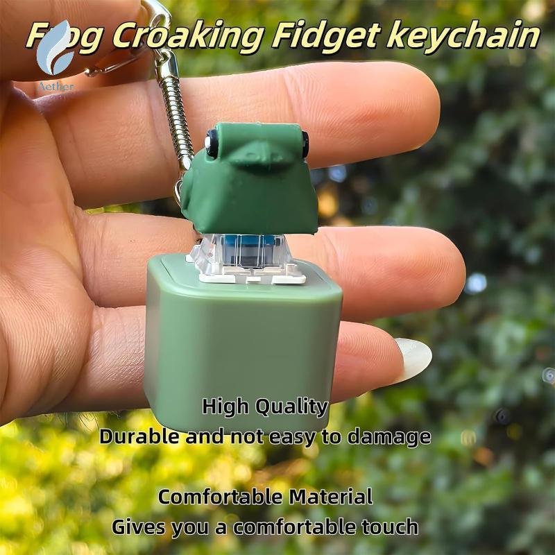 Aether Sapo Choroking Brinquedo Fidget Chaveiro Com Luzes Coloridas Alívio Do Estresse Ansiedade Sensorial Diversão Anim