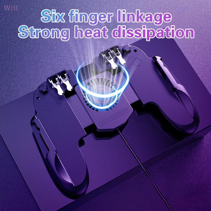 H10 Gaming Handheld Grip Controlador De Jogo Joysti Gamepad Para Pubg Gatilho Ventilador De Refrigeração Refrigerador Te