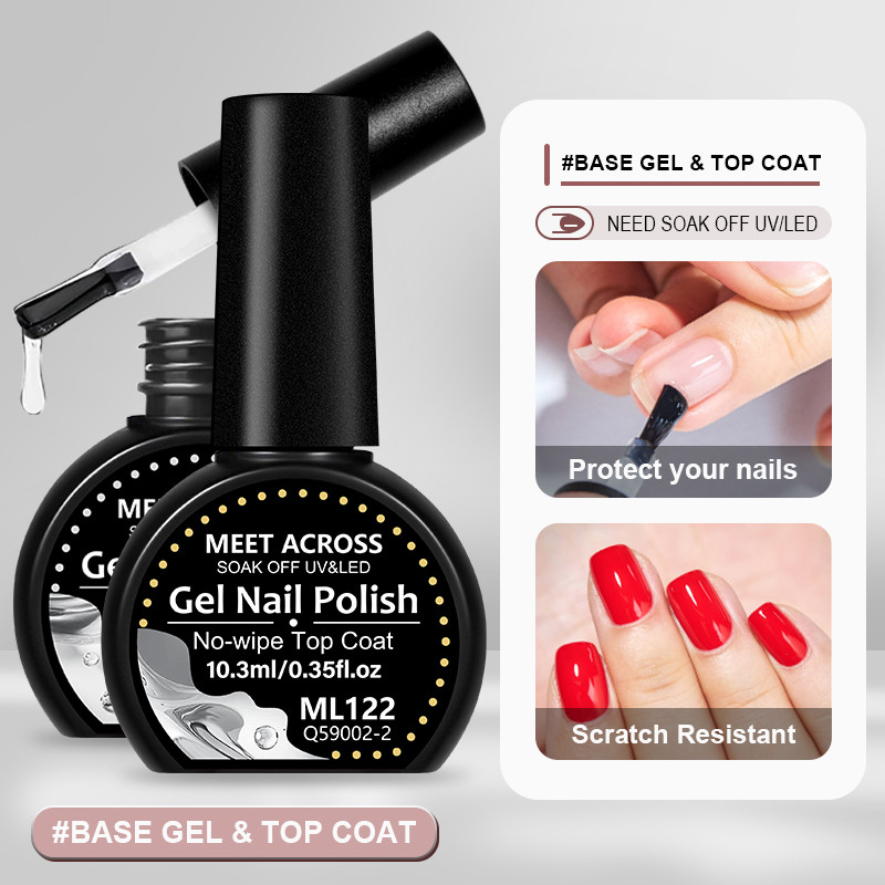 MEET Através Nail Primer Base Coat Gel 10.3ml Semi-Permanente Adesão De Longa Duração Melhorando Para UV/LED Unhas Lâmpa