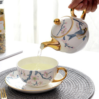 Casa Tangshan osso China estilo europeu bule xícara de café pote um copo um pote criança-mãe pote único copo de água pot