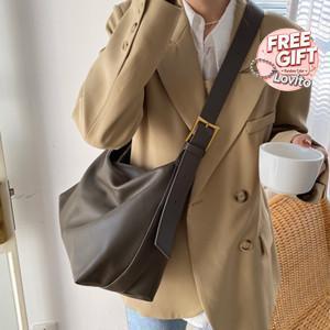 2025 Primavera Vintage Sacola Bolsa De Ombro De Grande Capacidade Elegante Casual Commute Crossbody