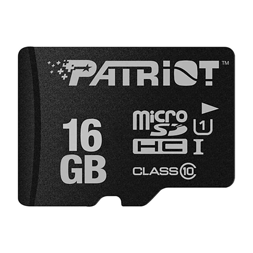 MEMORIA MICRO SD PATRIOT LX SERIES CLASSE 10-U1 UHS-1 16GB PSF16GMCSDHC10