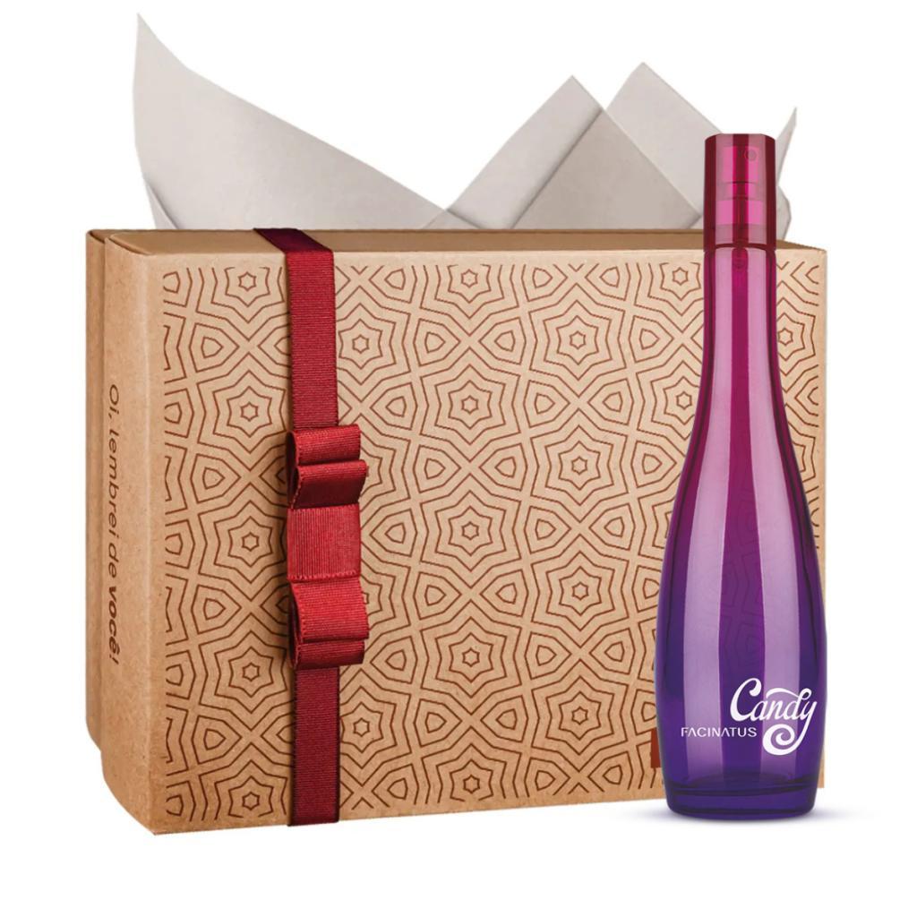 Presente Para Namorada Perfume Candy Facinatus Com Caixa Presente Sofisticada