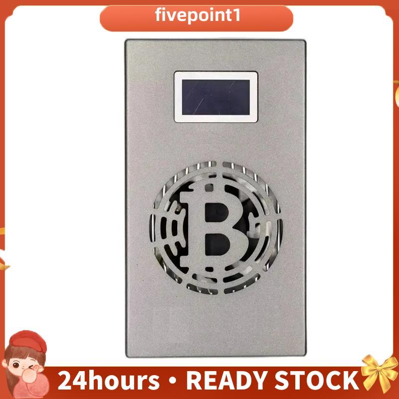 Bitcoin 500G/S BM1366 Chip Asic Mini Máquina De Mineração Silenciosa De Criptomoeda Com Fonte De Alimentação Plugue Ue