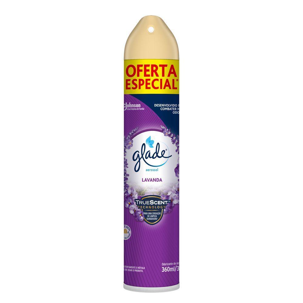 Odorizador de Ambiente Aerossol Glade Lavanda 360ml Oferta Especial