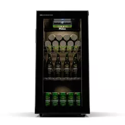 Cervejeira 3 em 1 PCV09A 96L Porta de Vidro Triplo Preto 110V Philco