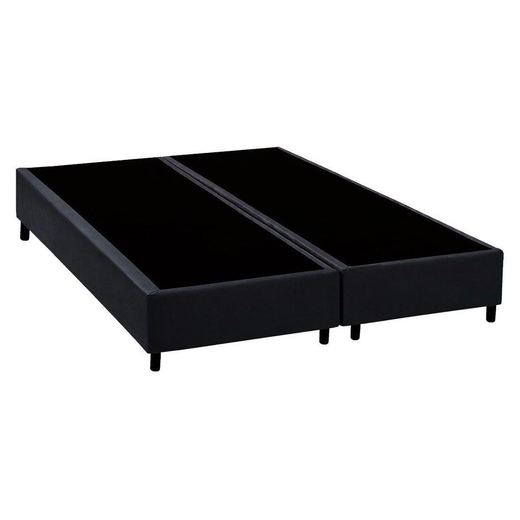 Cama Box Base Queen Universal Courano Black (158x198x20) - Costa Rica