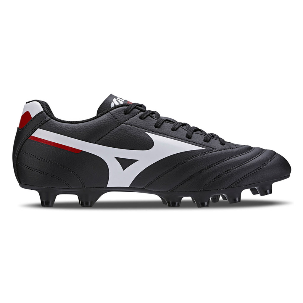 Chuteira Campo Mizuno Morelia Club MD - Preto-Branco