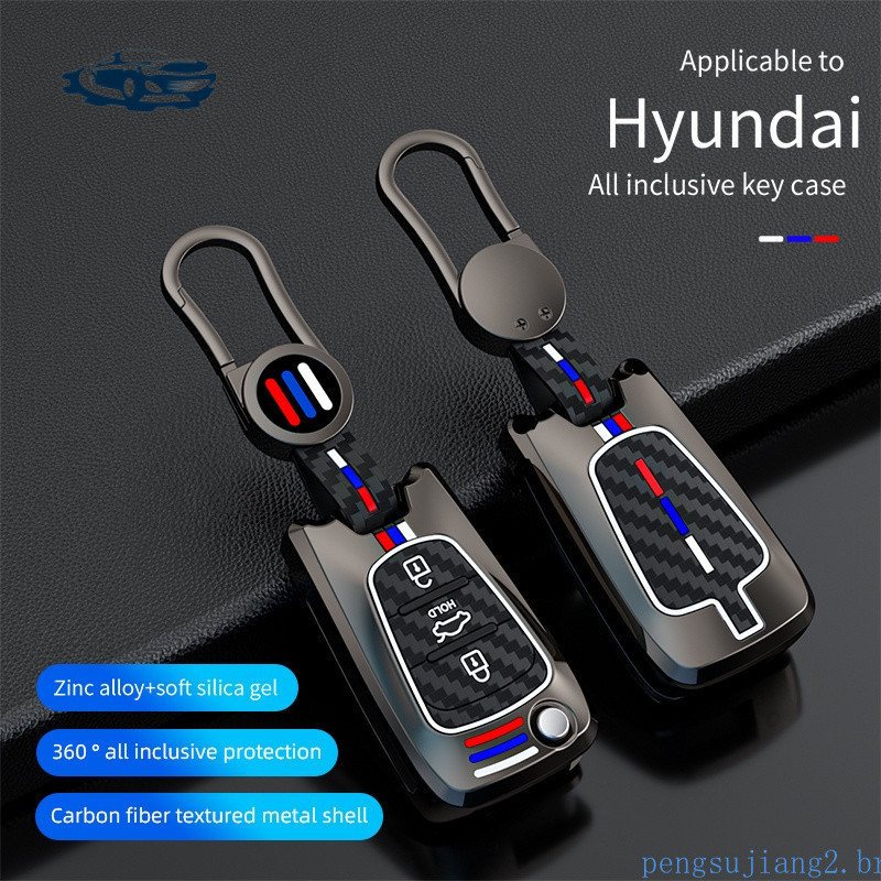 Chave Remota Hyundai I20 I30 Elantra Azera Veracruz Veloster Kia Rio K7 K5 Sportage Sorento 001 Capa de Chave em Liga 46