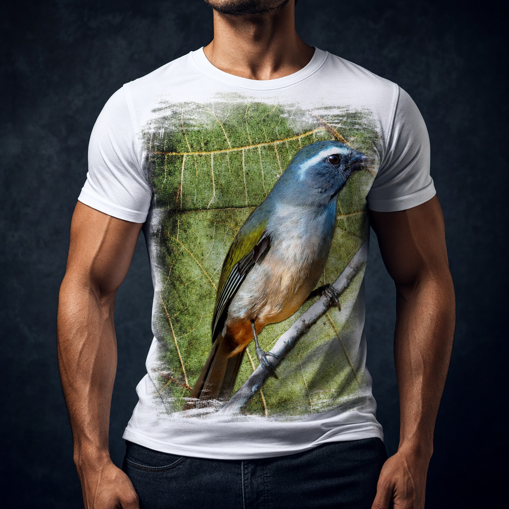 Camiseta Ave Pássaro Trinca Ferro 1 - Dicelli