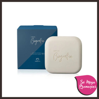 Sabonete em Barra Cremoso Puro Vegetal Biografia Masculino 90g