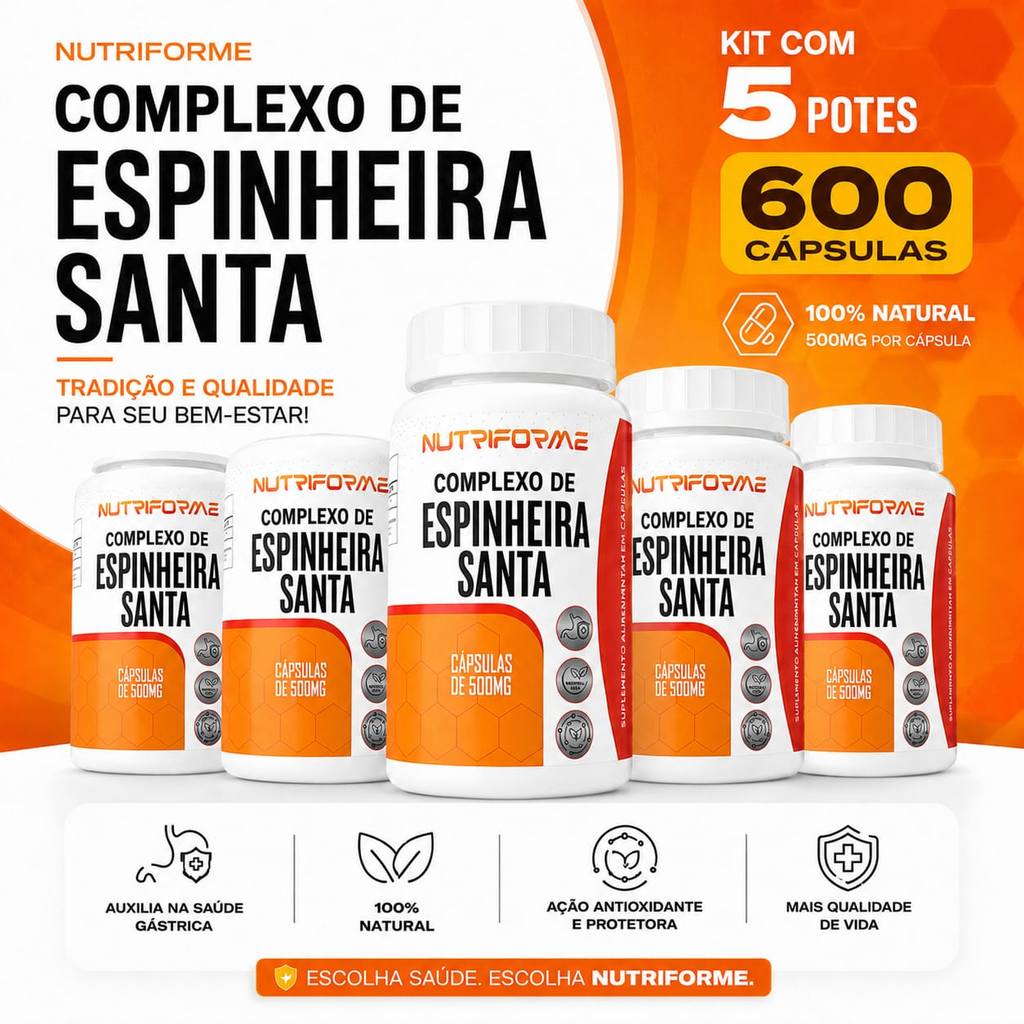 Suplemento ESPlElRA . .SANTA - 600 CAPSULAS 500mg
