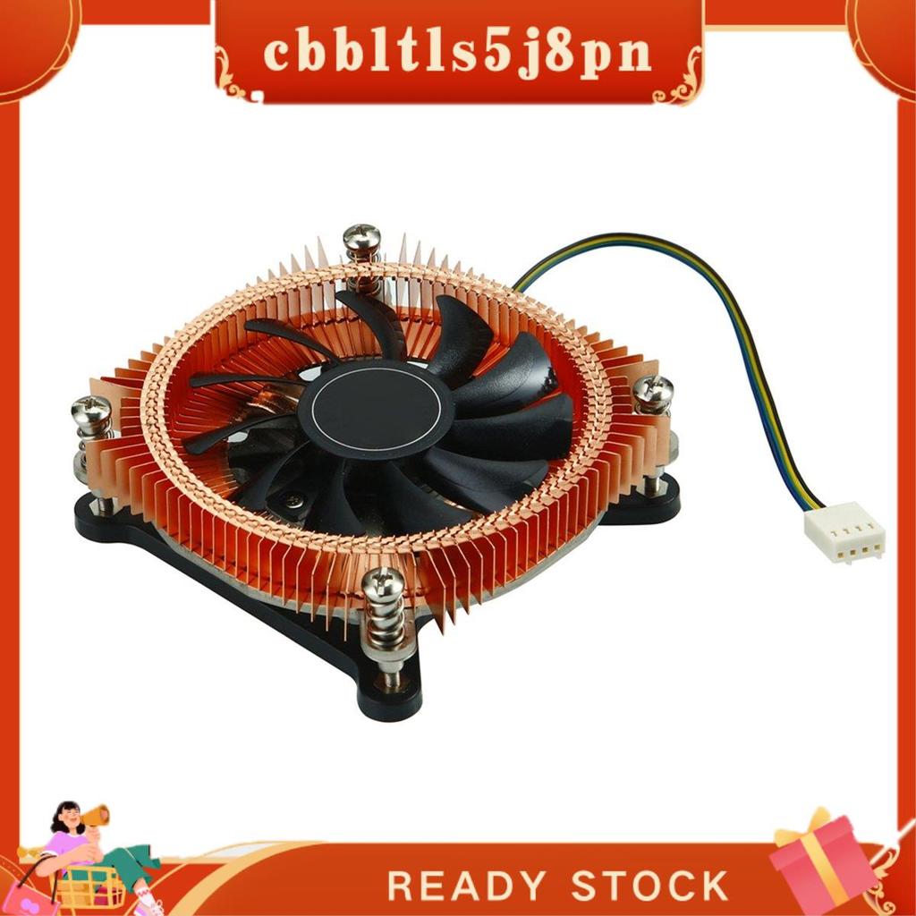 cbbltls5j8pn Alto-Falante CPU Radiador HTPC Chassi Ventilador Silencioso Controle De Temperatura Da Ultrafino Mini Fácil