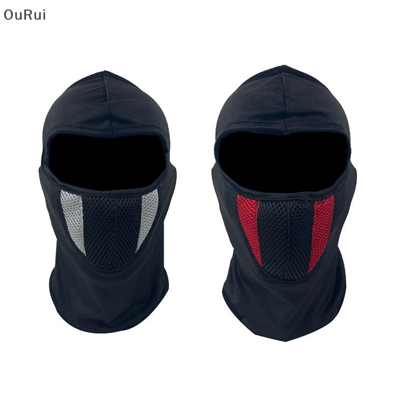 [B & C] Balaclava Respirável Para Motocicleta , Máscara Facial Completa Moto , Ciclismo , Bicicleta , Motocross , Capuz 