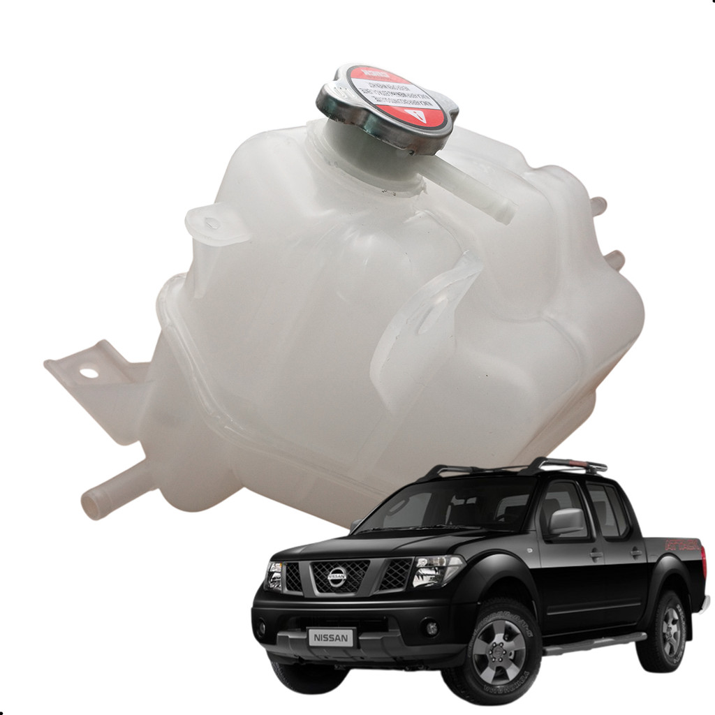 Imagem Reservatorio Agua Radiador Com Tampa Nissan Frontier 2.5 Turbo 2008 A 2016