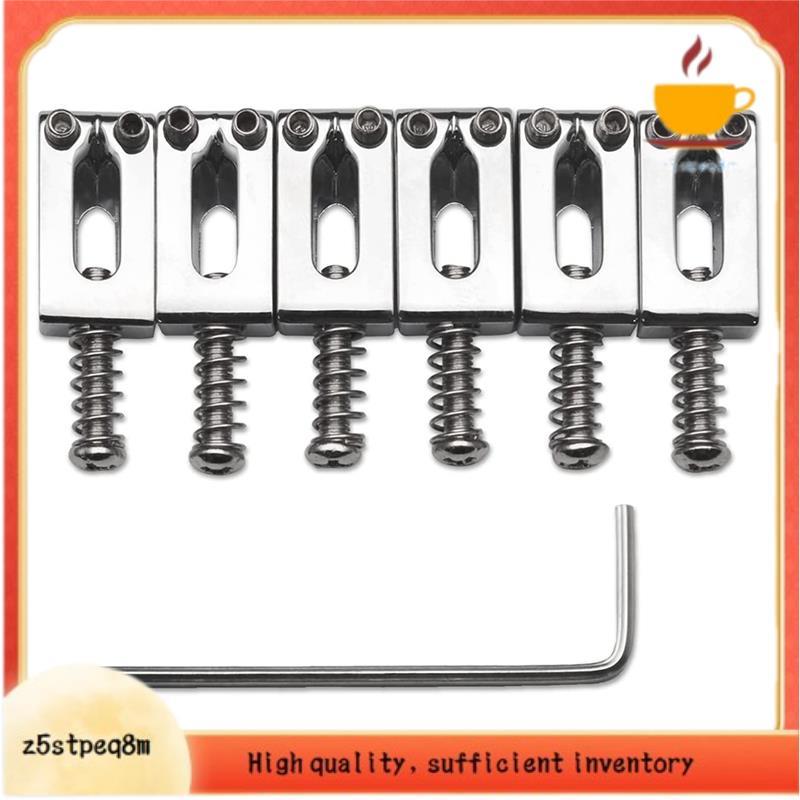 Selas De Ponte Tremolo De Guitarra De 10.5 Mm Para Acessórios Elétrica , Prata