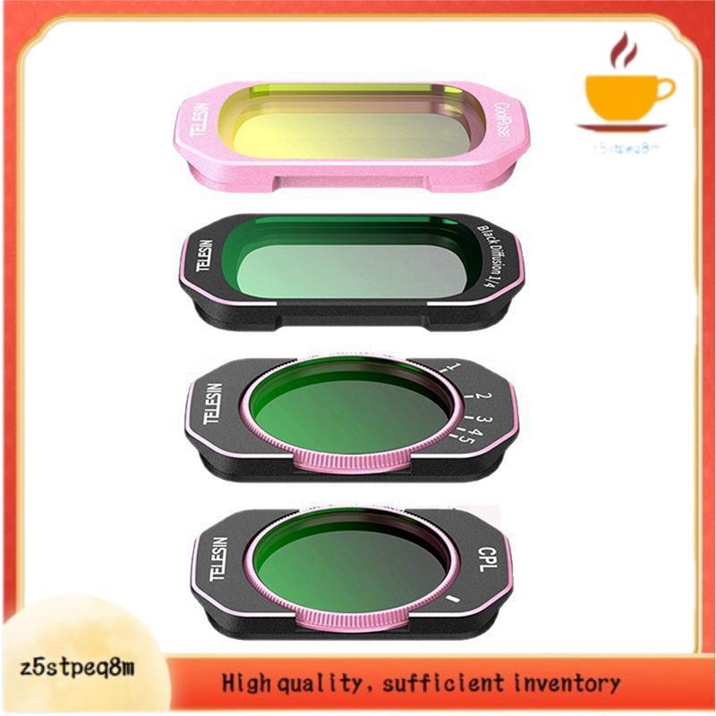 Para Kit De Filtro Pocket 4 3-CPL VND Difusão Preta 1/4 Legal Rosa Lente Grande Angular Acessórios Câmera